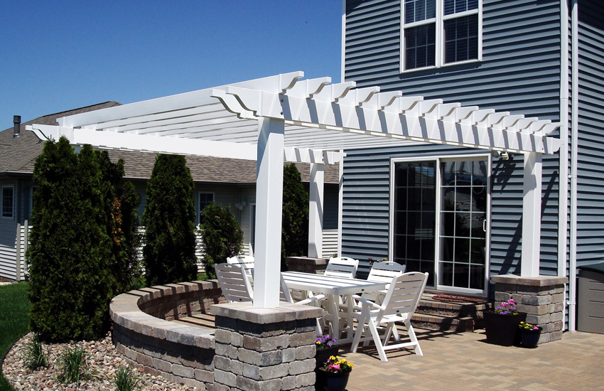 Redwood Pergola Construction